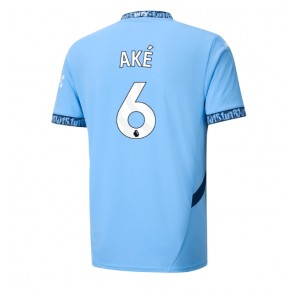 Manchester City Nathan Ake #6 Domaci Dres 2024-25 Kratak Rukavima